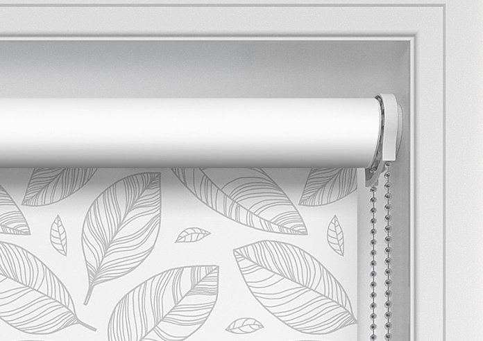 Falling Leaves, Feather Grey - Twist&Fit Roller Blind - Image 11